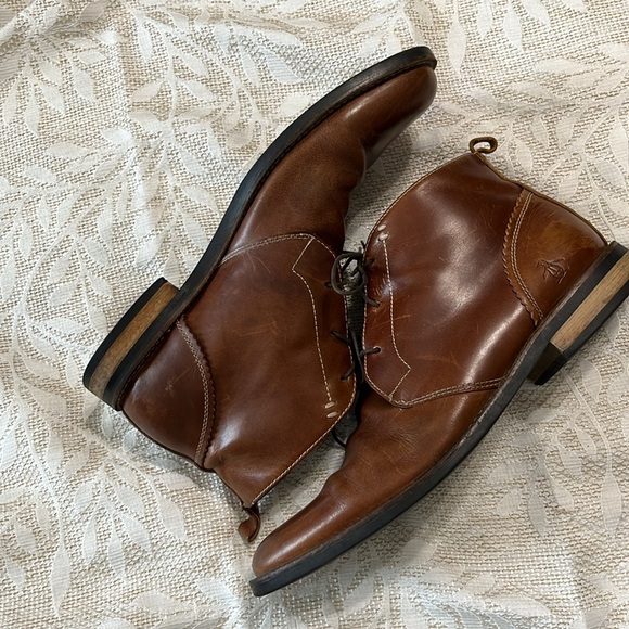 Penguin by Munsingwear Chestnut‎ Brown Leather Monty Boots Size 10.5 main image 4